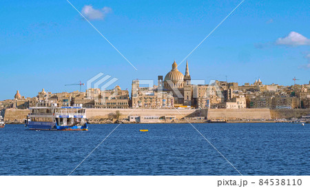 Skyline of Valletta from Sliema harbour Skyline of Valletta from Sliema harbour 84538110
