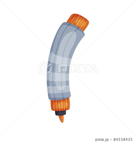 Marker Pen or Felt-tip Pen as Office Supply and Stationery Object Vector Illustration 84538435