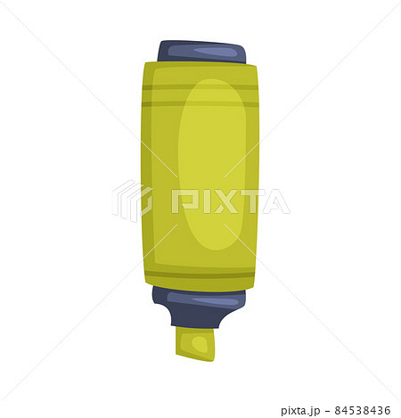 Green Highlighter as Office Supply and Stationery Object Vector Illustration Green Highlighter as Office Supply and Stationery Object Vector Illustration 84538436