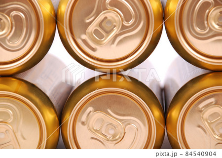 Metal beer cans background 84540904