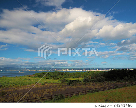 赤水展望広場から見る鹿児島市街　鹿児島県鹿児島市桜島赤水町 84541466