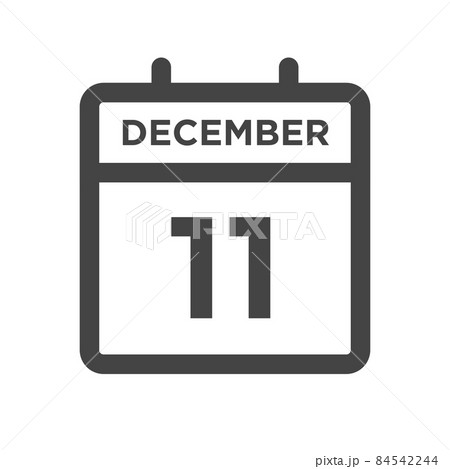 December 11 Calendar Day or Calender Date for Deadlines or Appointment 84542244
