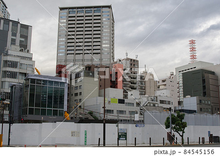 溜池交差点付近から望む赤坂や永田町の風景　赤坂、港区、東京、日本 84545156