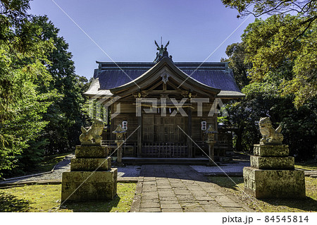 粟嶋神社　拝殿　鳥取県米子市 84545814