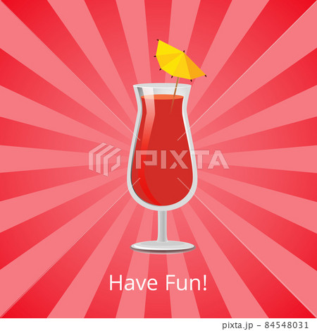 Have Fun Summer Drink Grapefruit Juice and Vodka 84548031
