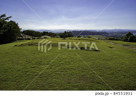 妻木晩田遺跡　四隅突出型墳丘墓　鳥取県大山町 84551931