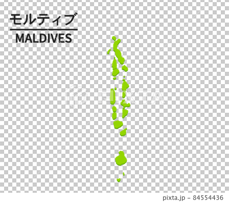 モルディブのイラスト 84554436