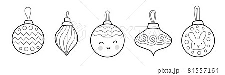 Christmas tree ball toys. Holiday decoration. 84557164
