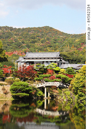 毛利氏庭園　毛利邸　防府市　紅葉　秋 84562334