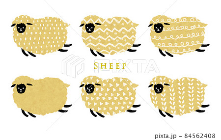 ヒツジのイラスト 84562408