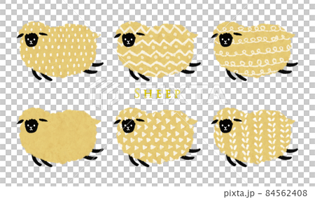 ヒツジのイラスト 84562408