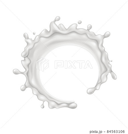 Splash milk liquid cream vector. Splash milk liquid cream vector. 84563106