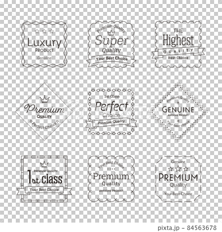 A simple monochrome label. A modern and cute badge. Great for titles and badge frames. A simple monochrome label. A modern and cute badge. Great for titles and badge frames. 84563678