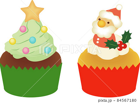 クリスマスカップケーキ 84567180
