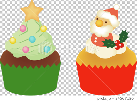 クリスマスカップケーキ 84567180