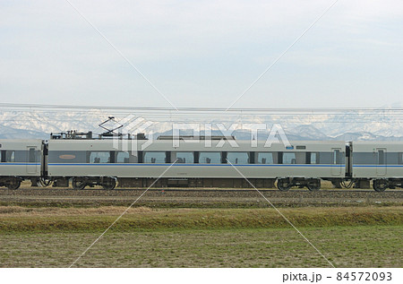 北陸本線　美川ー加賀笠間　JR西日本　683系　T24編成（金沢）　②　サハ682-8　海側 84572093