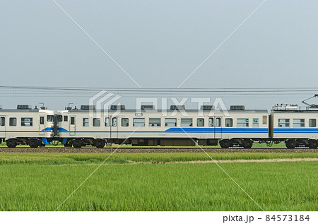 北陸本線　美川ー加賀笠間　JR西日本　413系　B01編成（金沢）　③　クモハ413-1　海側 84573184