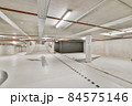 Interior design of a underground parking garage 84575146