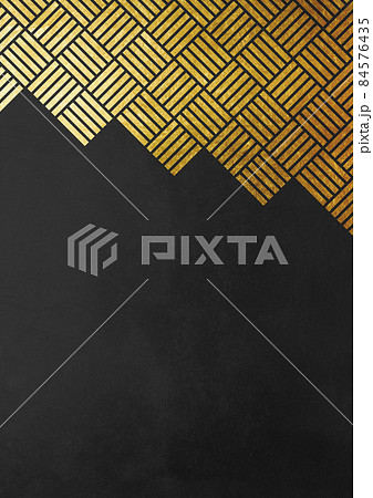 算木模様 金箔 (背景素材) 算木模様 金箔 (背景素材) 84576435