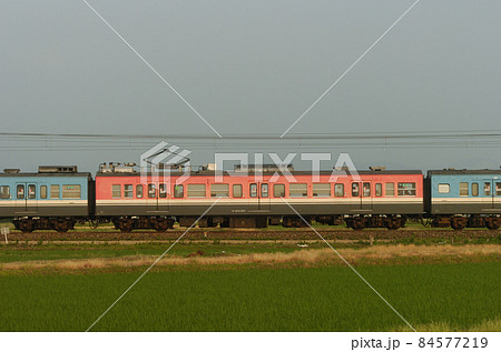 北陸本線　美川ー加賀笠間　JR西日本　415系　C01編成（金沢）　②　モハ414-801　海側 84577219