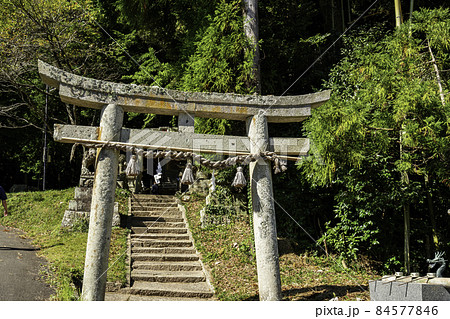 赤猪岩神社　鳥居　鳥取県南部町 84577846