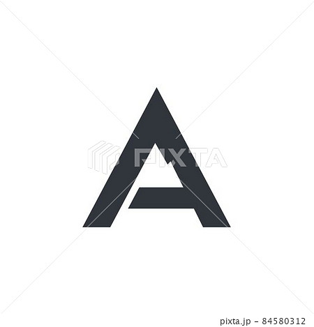 Letter a logo illustration 84580312