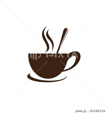 Coffee cup logo vector icon 84580326