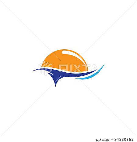 Summer logo vector icon Summer logo vector icon 84580365