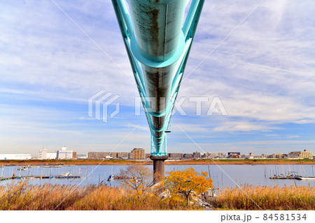 江戸川放水路水管橋／妙典1の管(千葉県市川市)【2021.11】 84581534