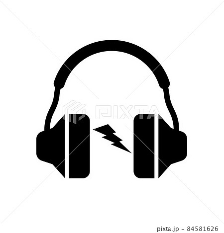 ヘッドフォンのアイコン 84581626