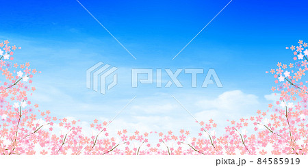桜 春 花 背景のイラスト素材