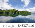 パラオ共和国　世界遺産　ロック・アイランド　南ラグーン　ニッコーベイの海と小さな島々 84587110