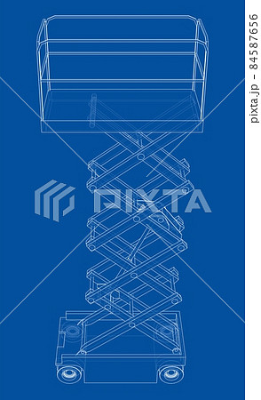 Scissor lift concept outline 84587656