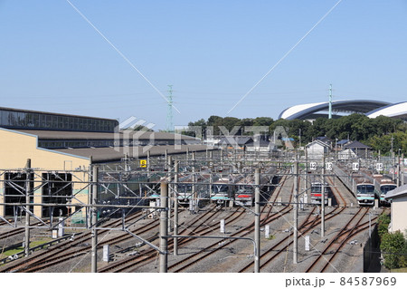 埼玉高速鉄道浦和美園車両基地の風景 埼玉高速鉄道浦和美園車両基地の風景 84587969