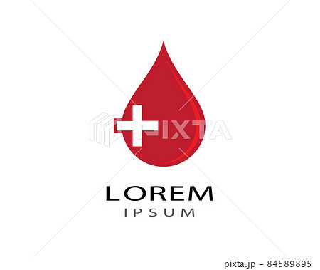 Blood vector icon 84589895