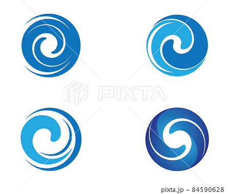 Circle symbol vector icon 84590628