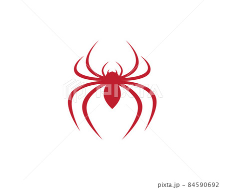 Spider symbol vector icon 84590692