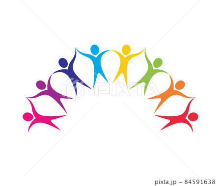 Teamwork vector icon illustration design 84591638