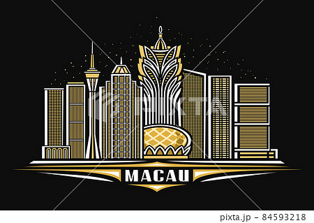 Vector illustration of Macau 84593218