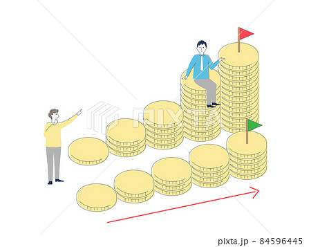 稼ぎや収益の差 84596445