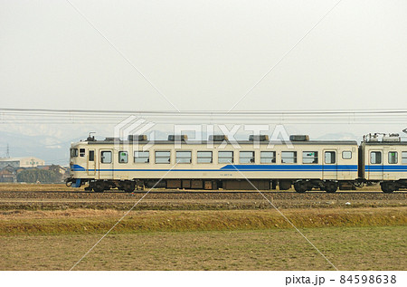北陸本線　美川ー加賀笠間　JR西日本　475系　A10編成（金沢）　③　クモハ457-16　海側 84598638