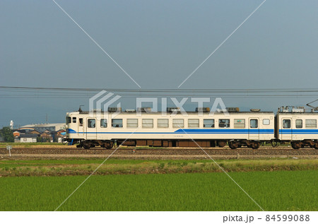 北陸本線　美川ー加賀笠間　JR西日本　475系　A16編成（金沢）　③　クモハ475-43　海側 84599088