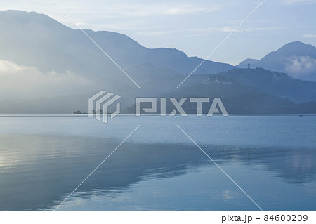 The scenery of Sun Moon Lake in the morning is a famous attraction in Nantou, Taiwan. The scenery of Sun Moon Lake in the morning is a famous attraction in Nantou, Taiwan. 84600209