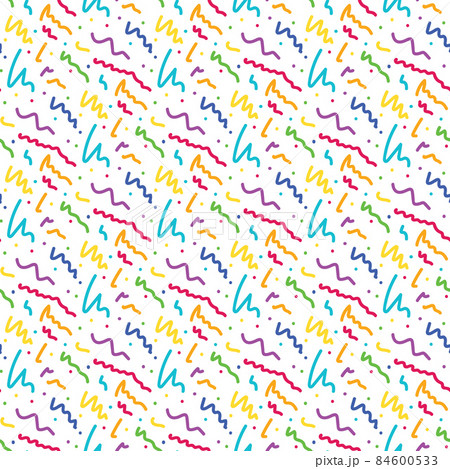 Trendy abstract seamless pattern. Creative art vector background. 84600533