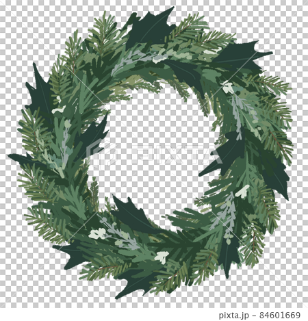 聖誕綠色花環 84601669