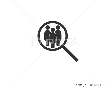 Human resources, manager icon. Vector illustration. Flat design. 84602162