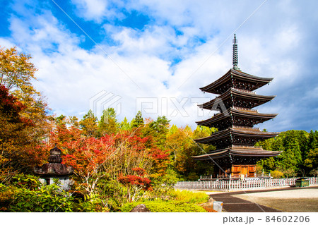仙台市　定義　浄土宗極楽山西方寺　定義如来の五重塔 84602206