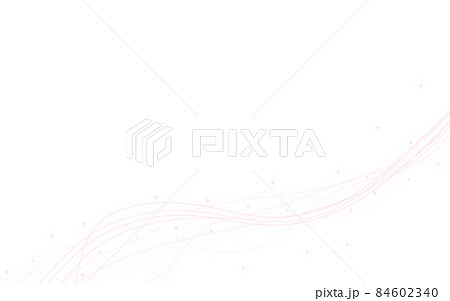 桜吹雪の春素材と風のアブストラクト、左上にコピースペース 桜吹雪の春素材と風のアブストラクト、左上にコピースペース 84602340