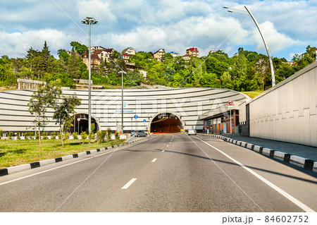 Road tunnel in Sochi. Russia Road tunnel in Sochi. Russia 84602752