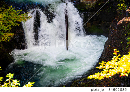 仙台市　広瀬川　鳳鳴四十八滝 84602886